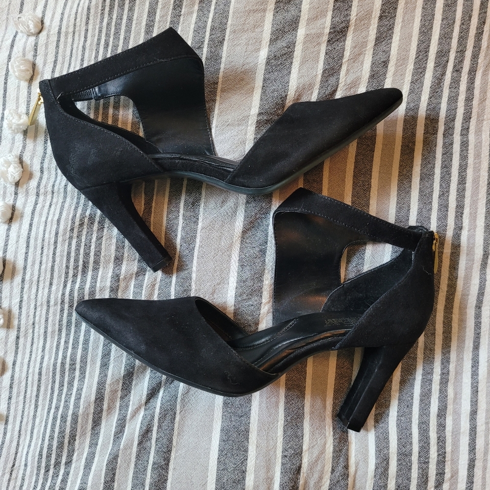 Suede Heels